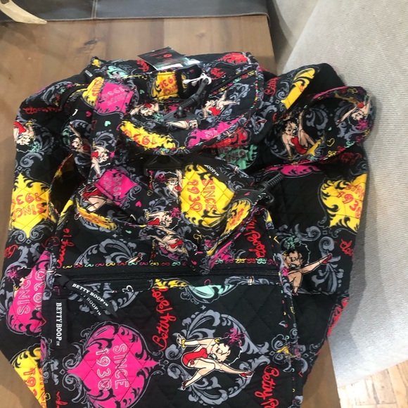Authentic Betty Boop Overnight Duffel/Duffle Bag - Picture 12 of 14